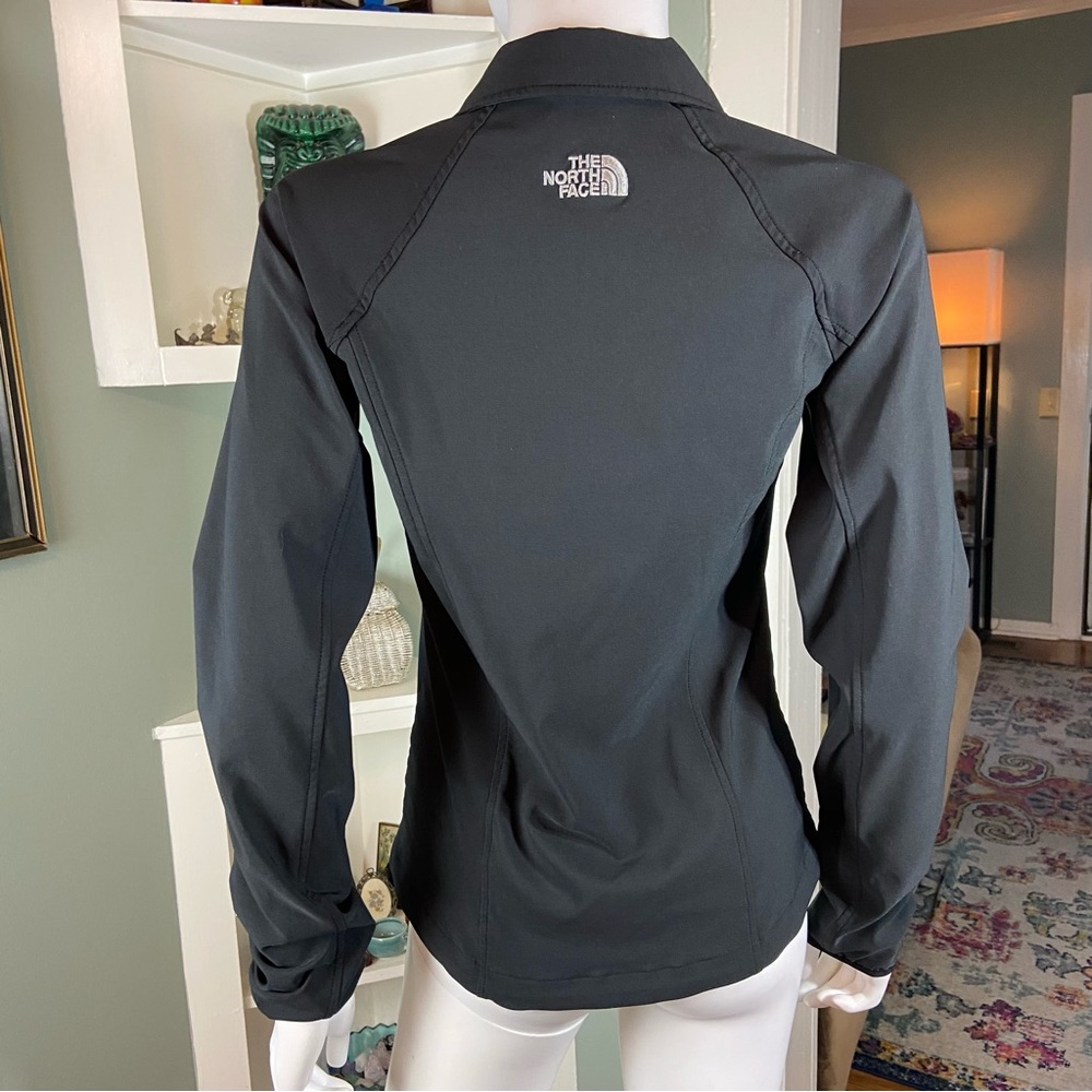 The North Face TNF Apex Women's Black Softshell Full Zip Jacket Small S - Picture 2 of 15